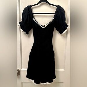 Fashion Brand Company French Virgin Linen Mini Dress